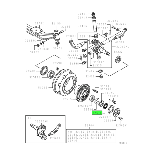 Mitsubishi Fuso サスペンションブッシュ MC812666 ８個分 Mitsubishi Fuso サスペンションブッシュ MC812666 8個分 Mitsubishi