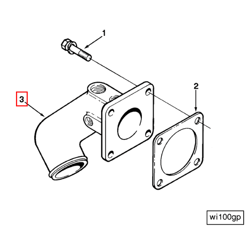 212468 Cummins | Water Inlet Connection | Source One Parts Center