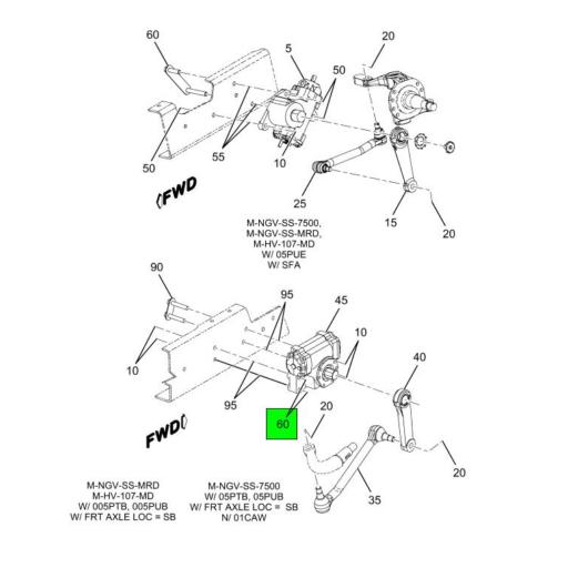 40274R1 | Navistar International® | BOLT FLANGE HEAD M20 X 110MM 