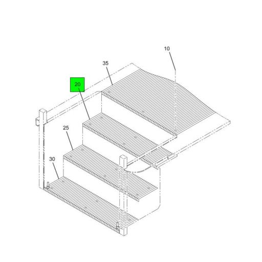 Top Step Thread 426865007 IC Bus | Top Step Tread Gray | Source One Parts Center