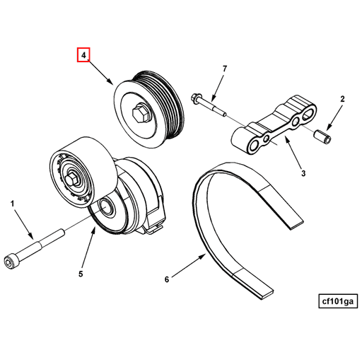 3682229 Cummins | Idler Pulley | Source One Parts Center