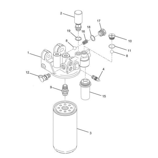 1824830C94 | Navistar International® | HEADER FUEL FILTER | Source One ...