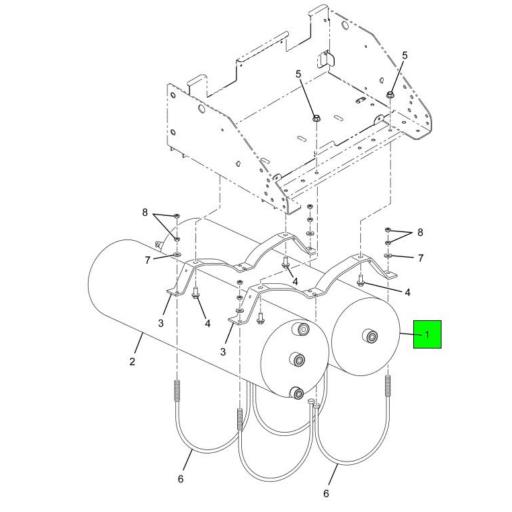 3606702C2 | Navistar International® | TANK AIR QUALITY CONNECT 11