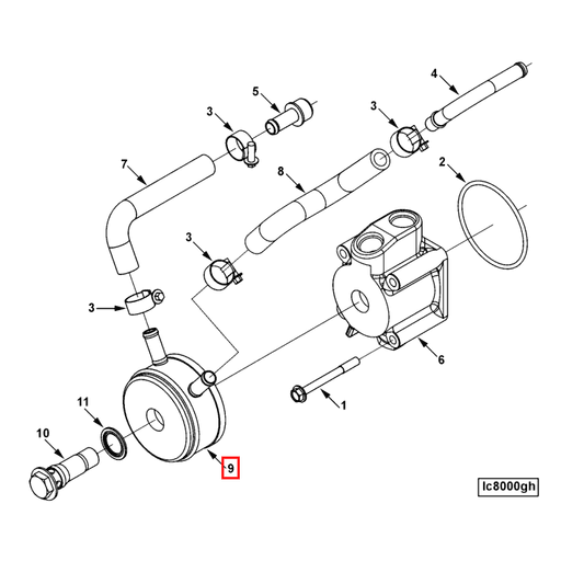 4983996 Cummins | Oil Cooler | Source One Parts Center