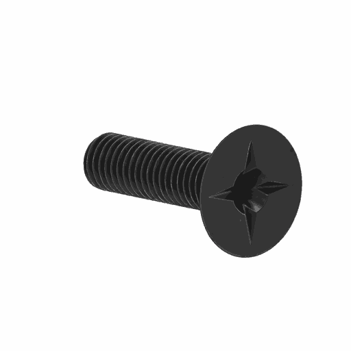 203847 Thomas Built Bus | Flat Head Screw 1/4-20 x 100 in 100 Pieces ...