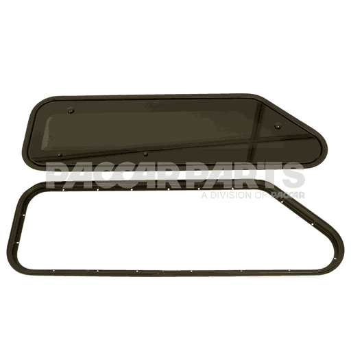 Right Rear Side Window Assembly U40-1002R Kenworth | Sleeper Upper Side Window Assembly Right Hand ...