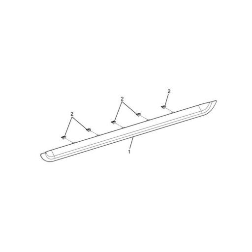 3617864C2 Navistar International | PANEL CHASSIS SKIRT FRONT