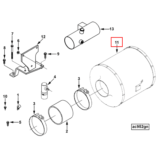 3924541 Cummins | Air Cleaner | Source One Parts Center