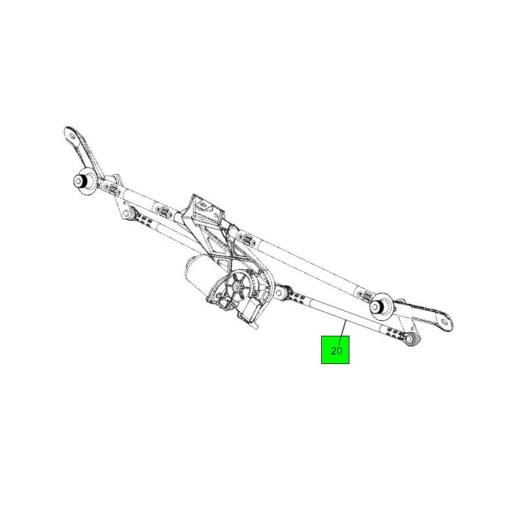 2588669C7 Navistar International | ARM WINDSHIELD REGULATOR