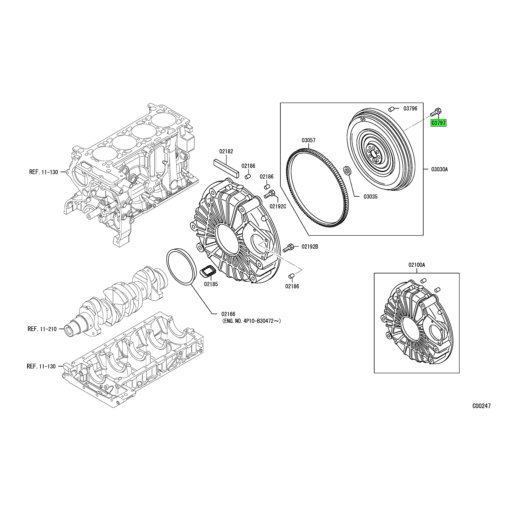 QC000024 | Mitsubishi FUSO® | Flywheel Bolt | Source One Parts Center