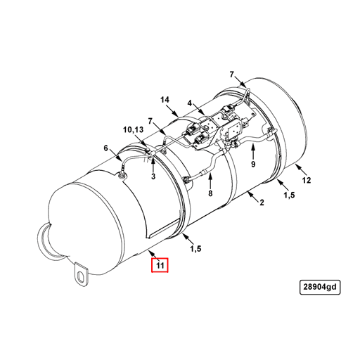 2880589 Cummins | Inlet Catalyst Module | Source One Parts Center