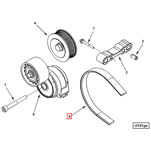 3682687 Cummins | V Ribbed Belt | Source One Parts Center