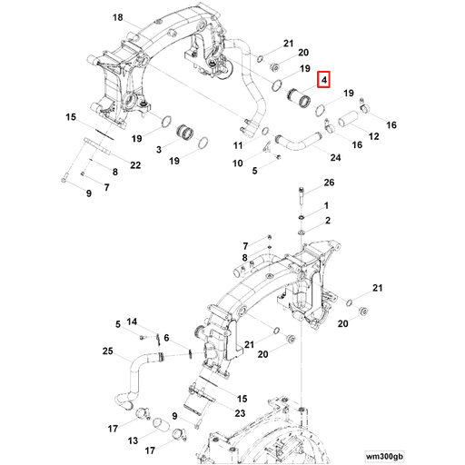 2886180 Cummins | Water Transfer Tube | Source One Parts Center