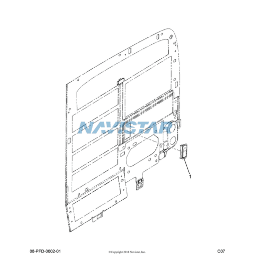 3670951C1 Navistar International | Electronic Switch Hard-Wired for Tri ...