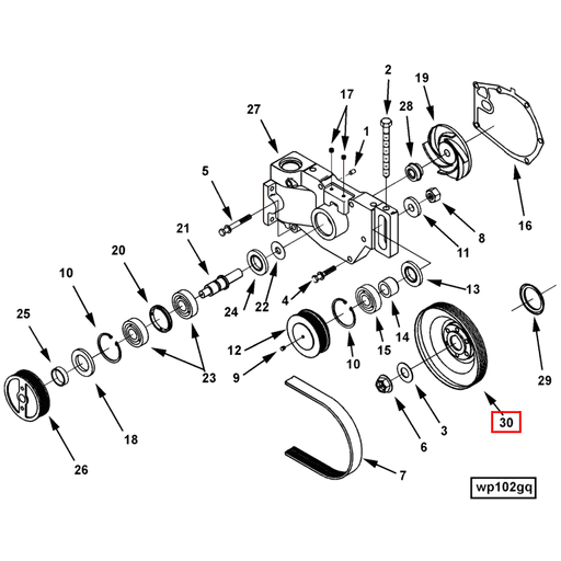 3095130 Cummins | Accessory Drive Pulley | Source One Parts Center