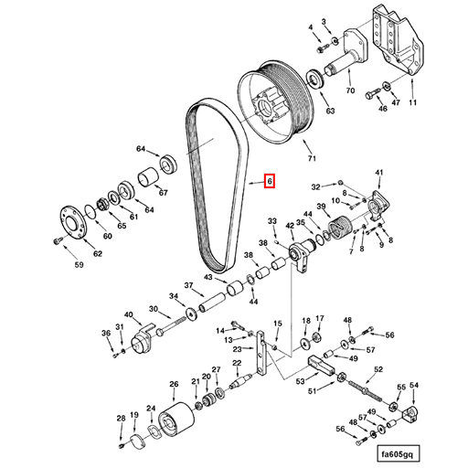 3044492 Cummins | V Ribbed Belt | Source One Parts Center