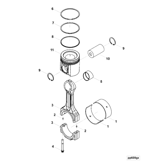 4955327 Cummins | Piston Ring Set | Source One Parts Center