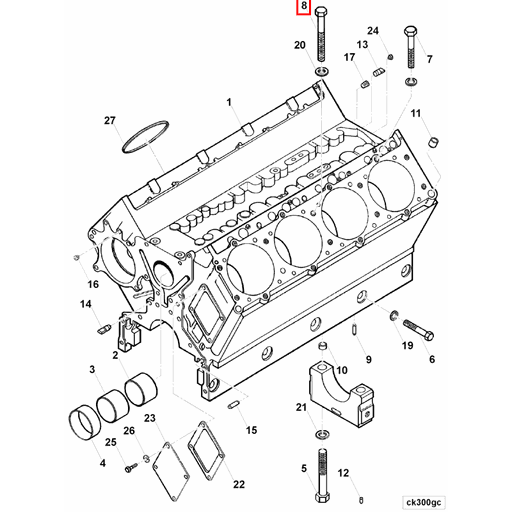 177735 Cummins | Hexagon Head Cap Screw | Source One Parts Center