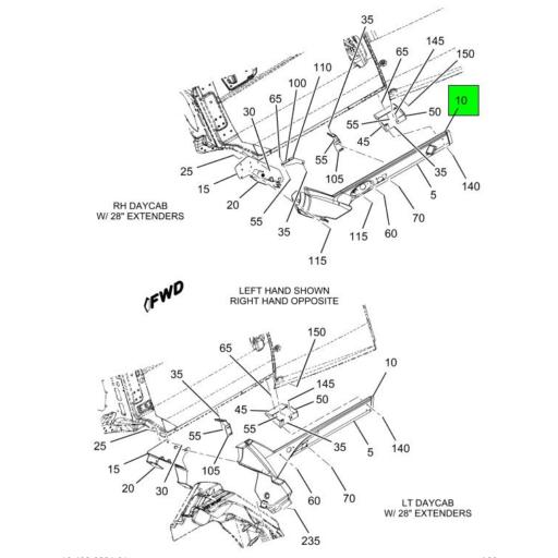 4127095C91 Navistar International | Modesty Panel Assembly with 28 in ...