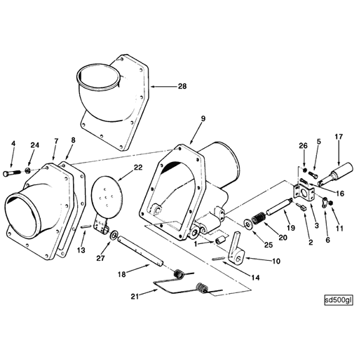 105313 Cummins | 90 Degree Flexible Elbow | Source One Parts Center