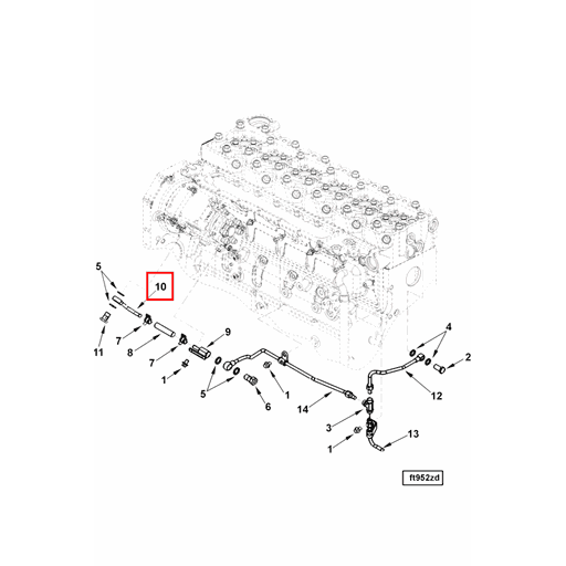 3945132 Cummins | Fuel Drain Tube | Source One Parts Center