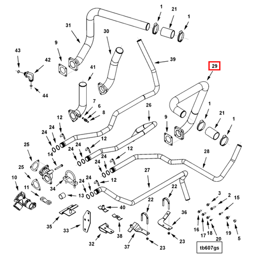 4924553 Cummins | Water Transfer Tube | Source One Parts Center