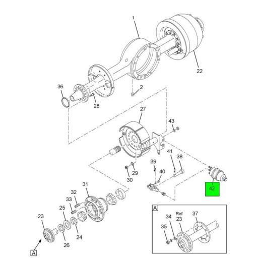 ZAJ1431901 Navistar International | CHAMBER BRAKE SERVICE