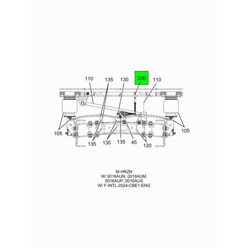 4268784C1 Navistar International® SUPPORT HEIGHT CONTROL VALVE