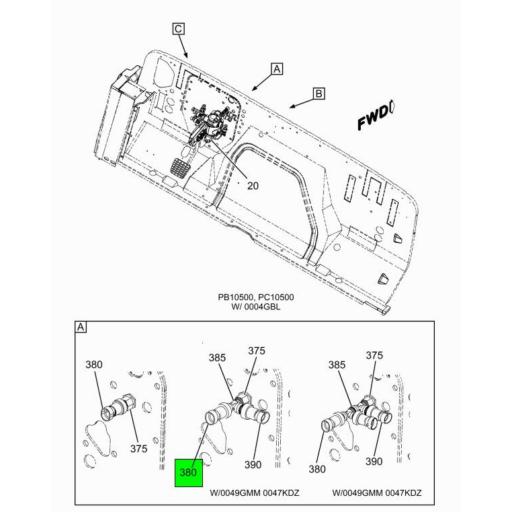 4200246C1 Navistar International® SWITCH SENSOR PRESSURE SWITCH