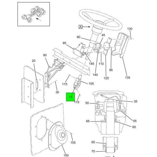 1653601C91 Navistar International | JOINT U LOWER STEERING 1653601C91 Navistar International | JOINT U LOWER STEERING