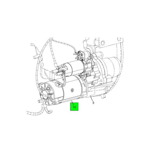 3673597C91 Navistar International | Starting Motor 12V 42MT | Source ...