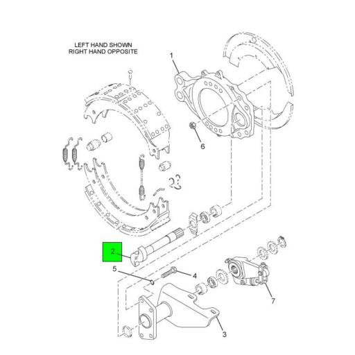 1696793C1 Navistar International | S-Cam Brake Camshaft | Source One ...