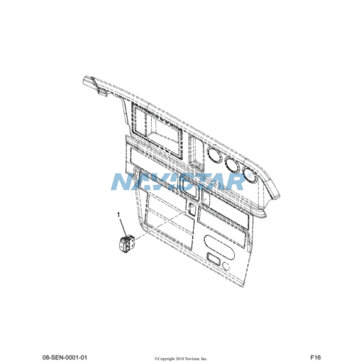 Navistar 4 Pin Socket 3766668C2 Navistar International | Electronic Switch Hardwired Trailer ...