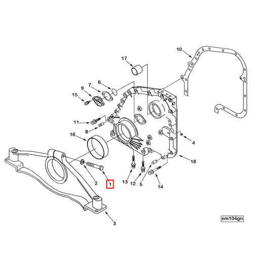 S157 Cummins | Hexagon Head Cap Screw | Source One Parts Center