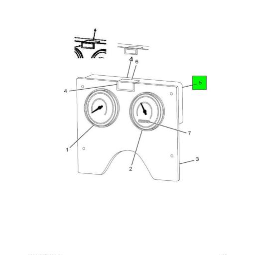 2030424C2 Navistar International® HOUSING INSTR CLUSTER SPEEDOMETER