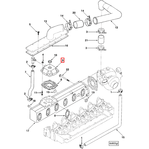 3904971 Cummins | Water Transfer Connection | Source One Parts Center