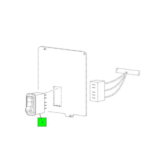 Preheat Rocker Switch 6126018C1 Navistar International | Special-Preheat Toggle Switch ...