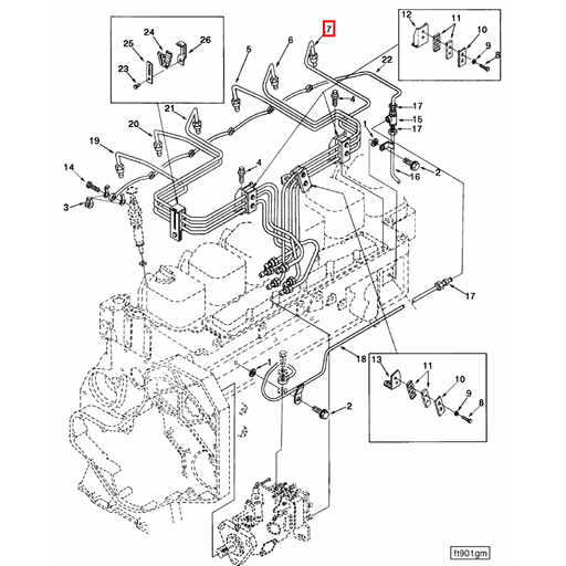 3907816 Cummins | Injector Fuel Supply Tube | Source One Parts Center