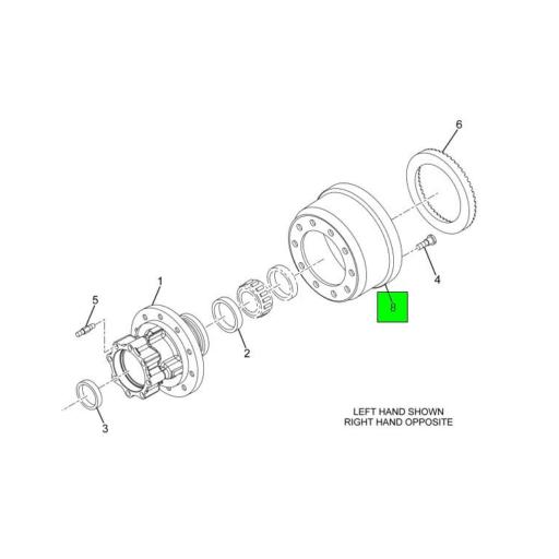 589834C1 Navistar International | DRUM-BRAKE 1650X700 UNB 589834C1 Navistar International | DRUM-BRAKE 1650X700 UNB
