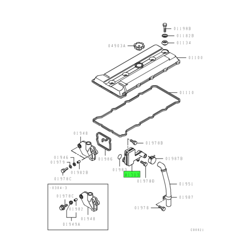 ME241157 Mitsubishi FUSO | Engine Breather | Source One Parts Center