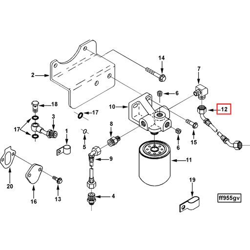 3897709 Cummins Filtration | Flexible Hose | Source One Parts Center