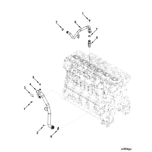4990924 Cummins | Water Inlet Tube | Source One Parts Center