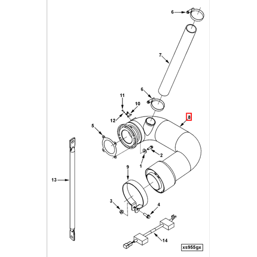 3978850 Cummins | Exhaust Outlet Connection | Source One Parts Center