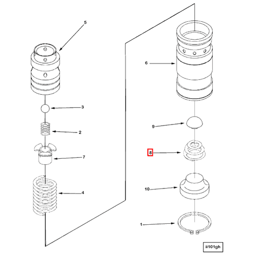 3085343 Cummins | Injector Spring | Source One Parts Center