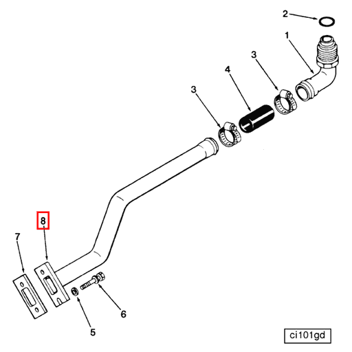 3068487 Cummins | Air Compressor Inlet Connection | Source One Parts Center