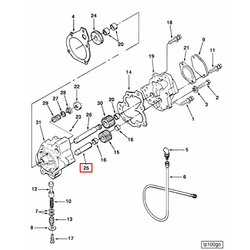3014783 Cummins | Lubricating Oil Pumping Gear | Source One Parts Center