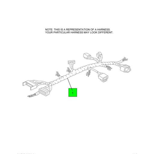 まなふ 3611630F95 Navistar International | HARNESS FORWARD CHASSIS