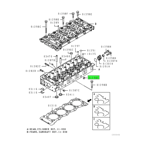 フトマニマップ MS666139 Mitsubishi FUSO | Cylinder Block Cap | Source One
