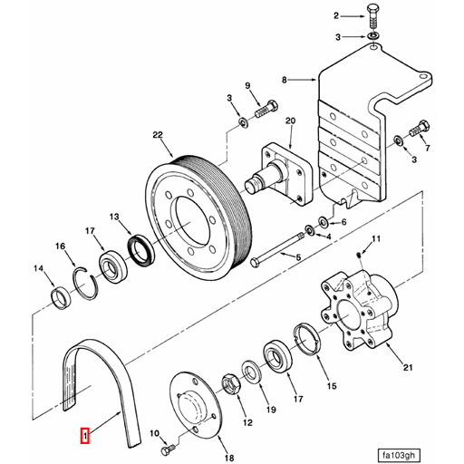3064957 Cummins | V Ribbed Belt | Source One Parts Center