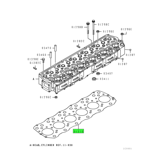 ME071286 Mitsubishi FUSO | Cylinder Head Gasket | Source One